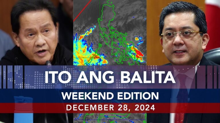 UNTV: Ito Ang Balita Weekend Edition | December 28, 2024